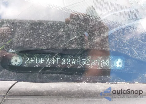 2010 Honda Civic Vp from USA, damaged, VIN 2HGFA1F33AH522733